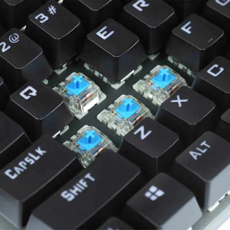 T-WOLF T18 Blue Switch RGB Gaming Mechanical Keyboard