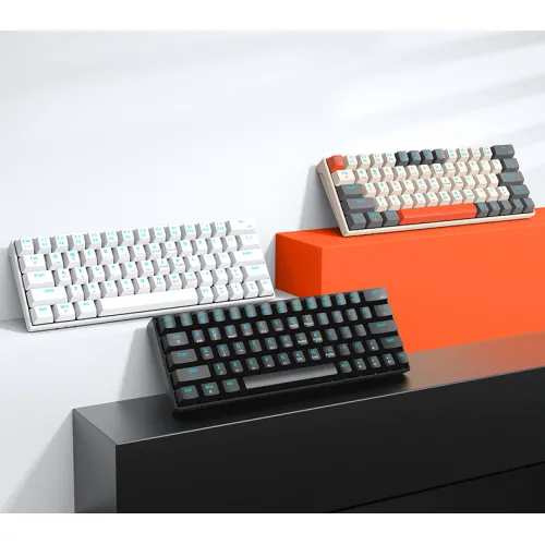 T-Wolf T30 Blue Switch Wireless RGB Mechanical Keyboard