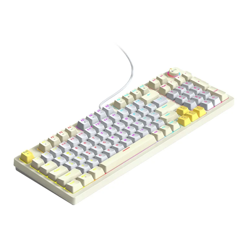 T-Wolf T50 Hotswappble Wired RGB Mechanical Gaming Keyboard