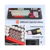 T-Wolf T70 Tri Mode Hotswappble RGB Mechanical Gaming Keyboard