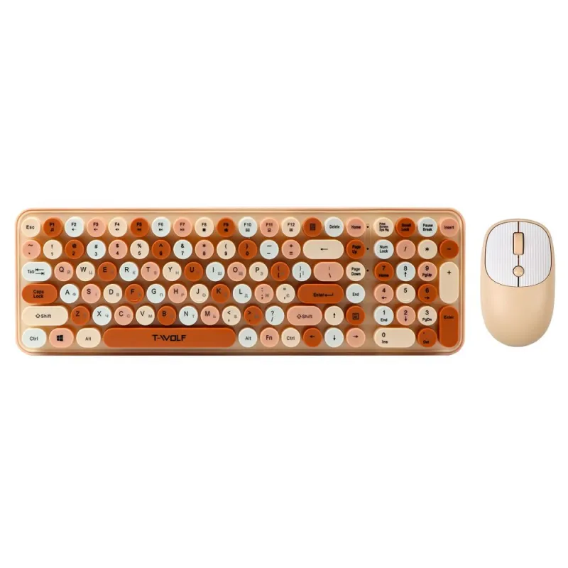 T-Wolf TF350 Wireless Keyboard Mouse Combo