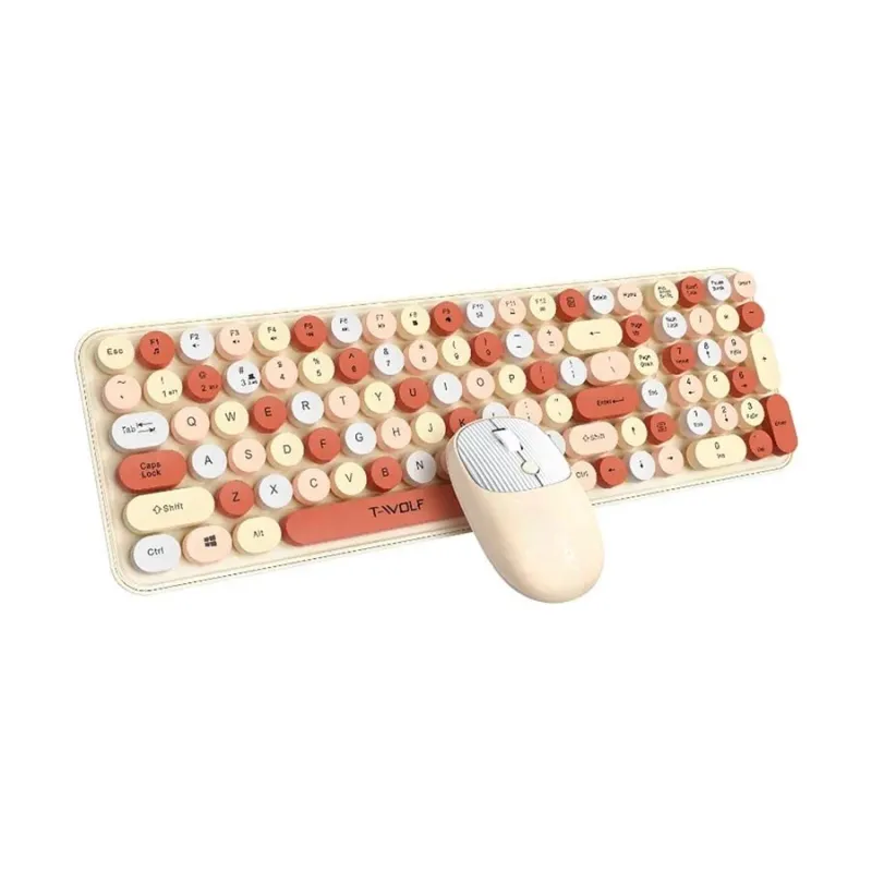 T-Wolf TF350 Wireless Keyboard Mouse Combo