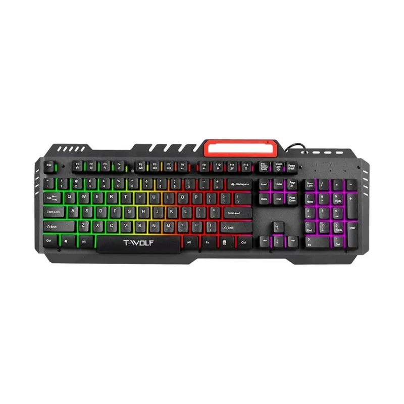 T-Wolf TF600 RGB Gaming Keyboard Mouse Combo