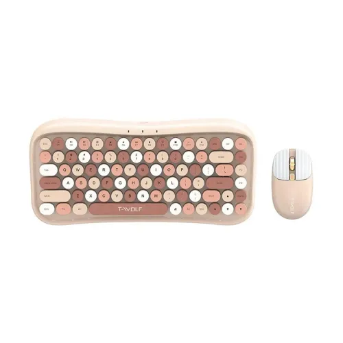 T-Wolf TF660 Wireless Keyboard Mouse Combo
