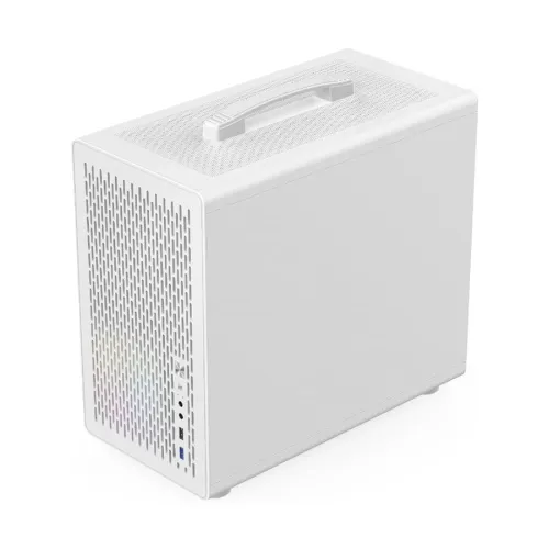 T-Wolf XPLENDER X5 WH ARGB Mini ITX Mini Tower Portable Casing