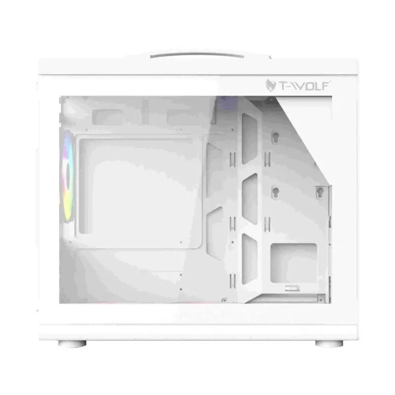 T-Wolf XPLENDER X5 WH ARGB Mini ITX Mini Tower Portable Casing
