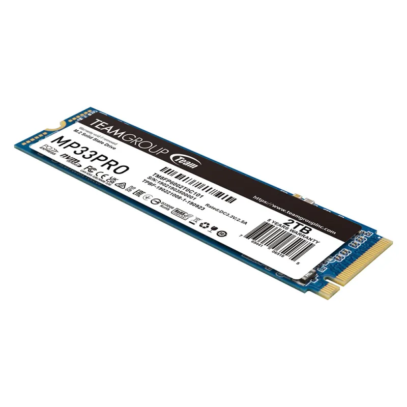 Team MP33 PRO 2TB M.2 PCIe Gen3 NVMe SSD