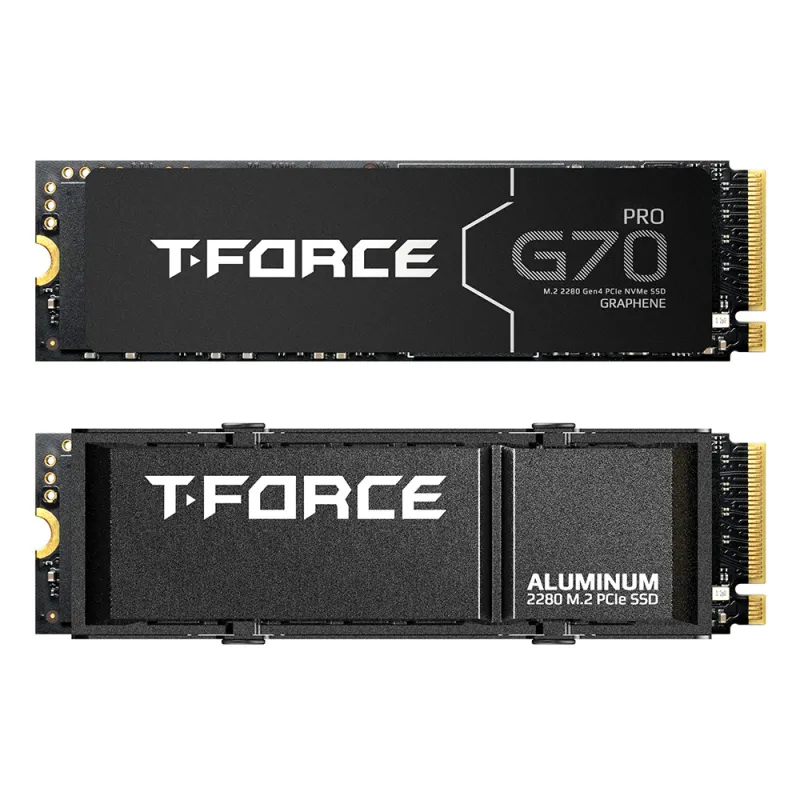 Team T-FORCE G70 PRO 1TB M.2 PCIe NVMe SSD With DRAM Cache & Aluminum Heatsink