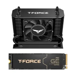 Team T-FORCE GE PRO 2TB M.2 PCIe Gen 5 NVMe SSD with AirFlow I Heatsink