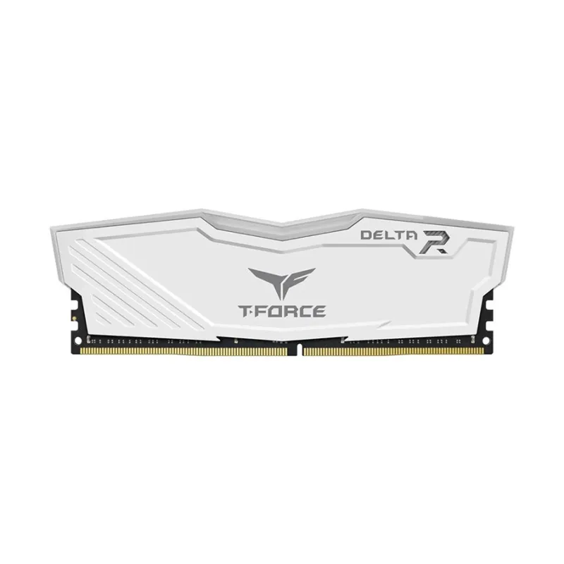 Team T-Force Delta 8GB 3200MHz DDR4 RGB White Desktop Gaming RAM