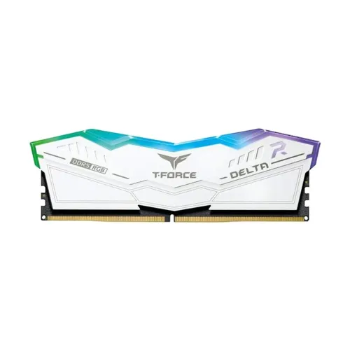 TEAM Delta RGB 16GB DDR5 6000MHz CL28 Desktop RAM White