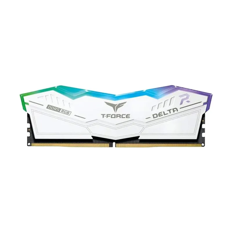 TEAM T-FORCE DELTA RGB 16GB DDR5 5600MHz Desktop RAM (White)