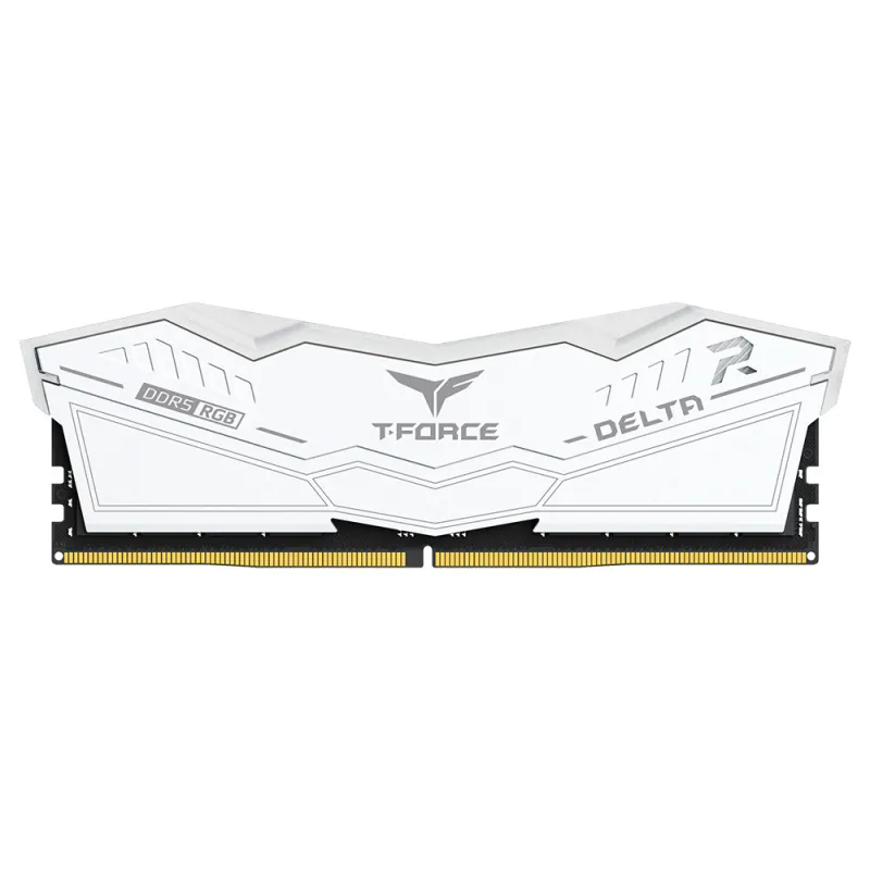 TEAM T-FORCE DELTA RGB 16GB DDR5 5600MHz Desktop RAM (White)