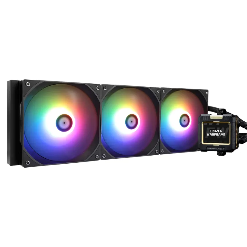 Thermalright Frozen Warframe 420 Black ARGB CPU Liquid Cooler Thermalright Frozen Warframe 420 Black ARGB CPU Liquid Cooler