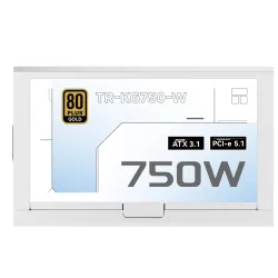 Thermalright TR-KG750-W 80 Plus Gold 750W Full Modular ATX White Power Supply