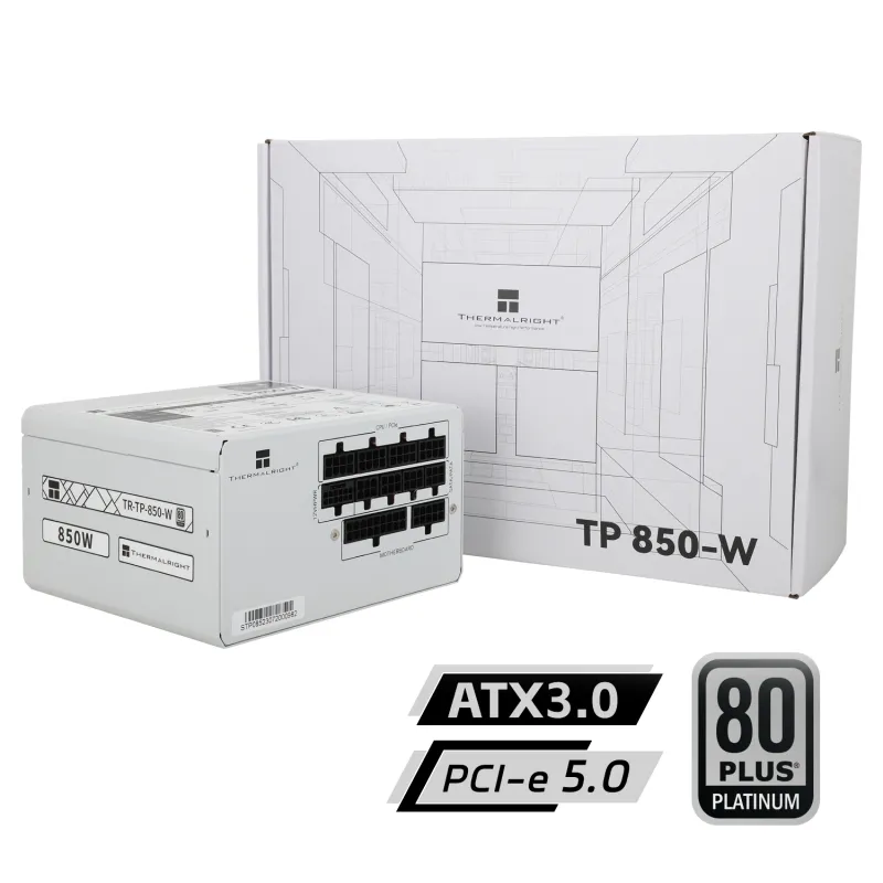 Thermalright TR-TP 850-W 80 Plus Platinum Full Modular White Power Supply