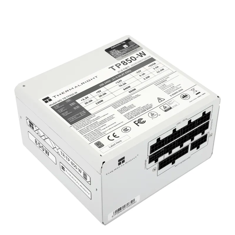 Thermalright TR-TP 850-W 80 Plus Platinum Full Modular White Power Supply