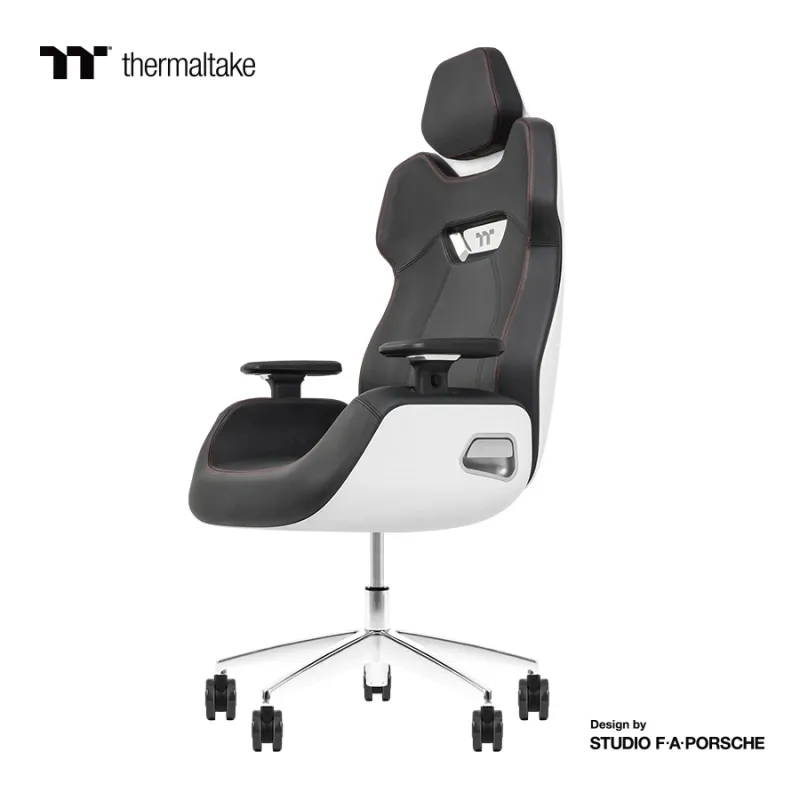 Thermaltake ARGENT E700 Real Leather Glacier White Gaming Chair