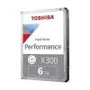TOSHIBA X300 Performance 6TB 3.5 7200 RPM SATA Hard Disk Drive