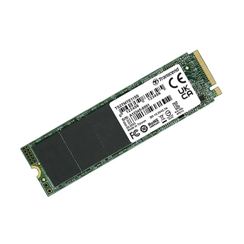 Transcend 115S 250GB M.2 PCIe Gen3 x4 NVMe SSD (M-Key)