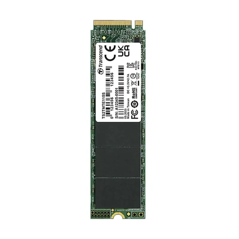 Transcend 115S 250GB M.2 PCIe Gen3 x4 NVMe SSD (M-Key)