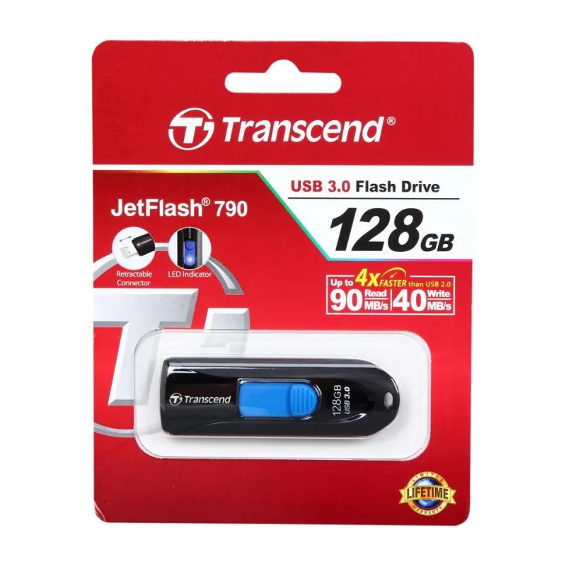 Transcend JetFlash 790K 128GB USB Pen Drive
