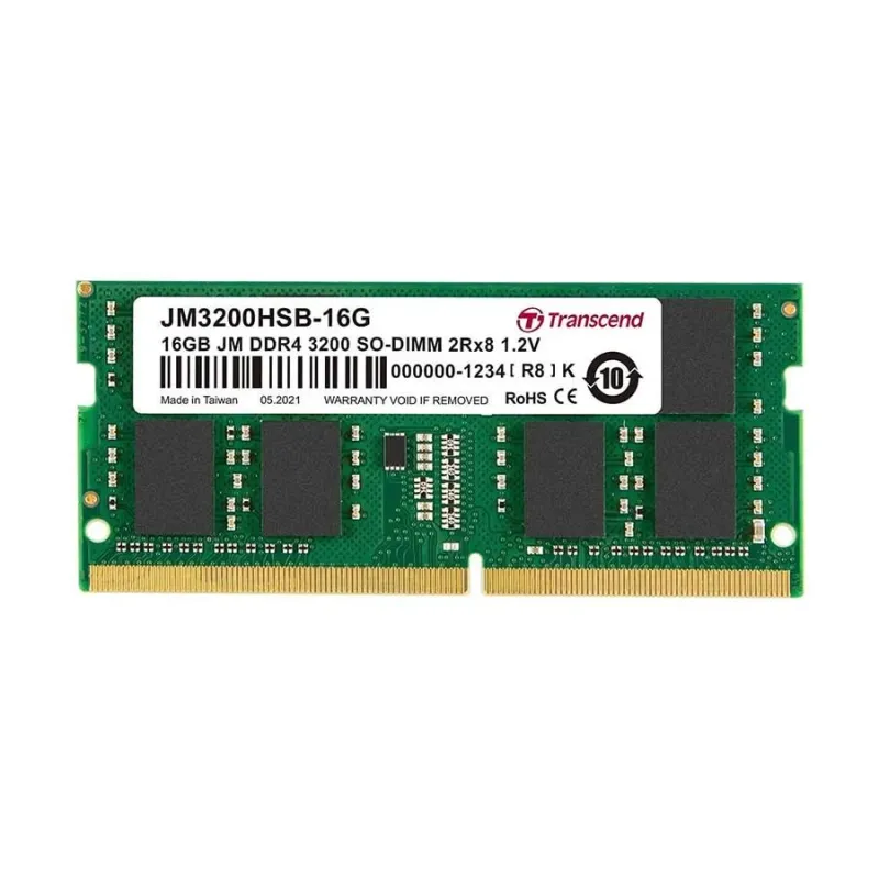 Transcend JetRAM 16GB DDR4 3200Mhz SO-DIMM Laptop RAM