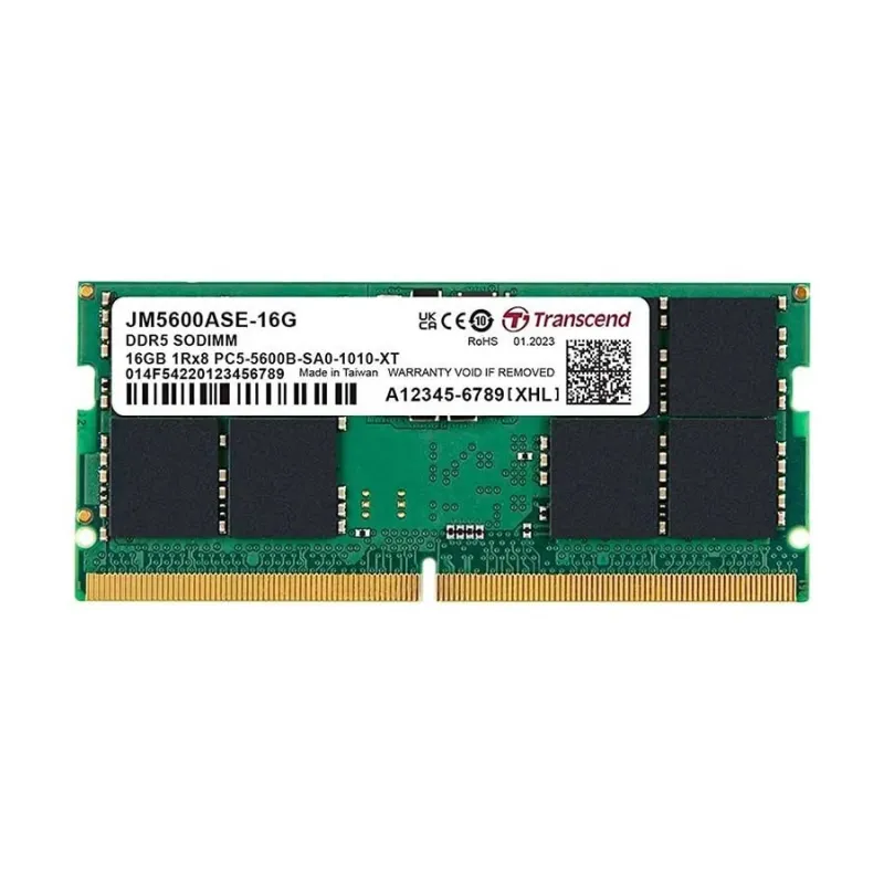 Transcend JetRAM 16GB DDR5 5600Mhz SO-DIMM Laptop RAM