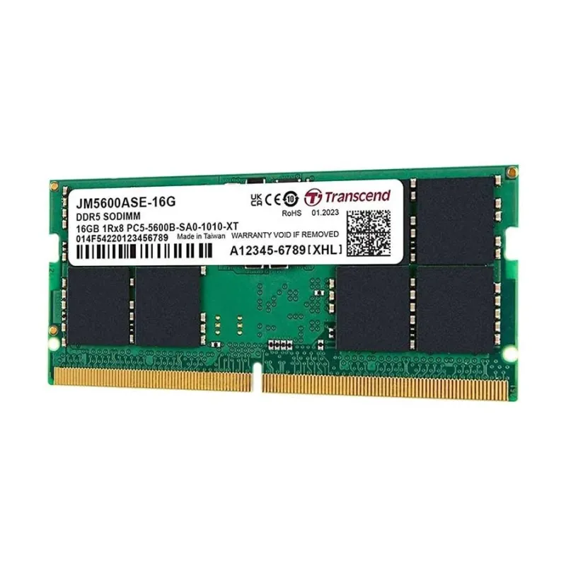 Transcend JetRAM 16GB DDR5 5600Mhz SO-DIMM Laptop RAM