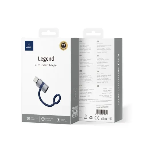 WiWU Wi-C052 C-L Type-C to Lightning PD Fast Charging Converter
