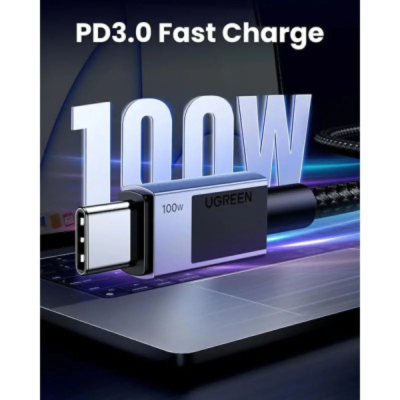 UGREEN L512 (45065) USB-C to USB-C PD Fast Charging Cable - 3M