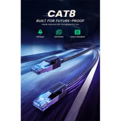 UGREEN NW153 (80429) Cat 8 Ethernet Cable - 1M
