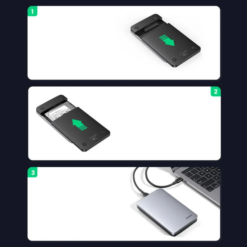 UGREEN CM300 Type-C to 2.5" SATA Hard Drive Enclosure #70498