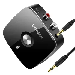 Ugreen CM123 Wireless Bluetooth Audio Receiver 5.0 with 3.5mm and 2RCA Adapter with SRRC #30445