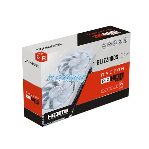 Unika Radeon RX 580 BLIZZARDS V2 8GB GDDR5 Graphics Card