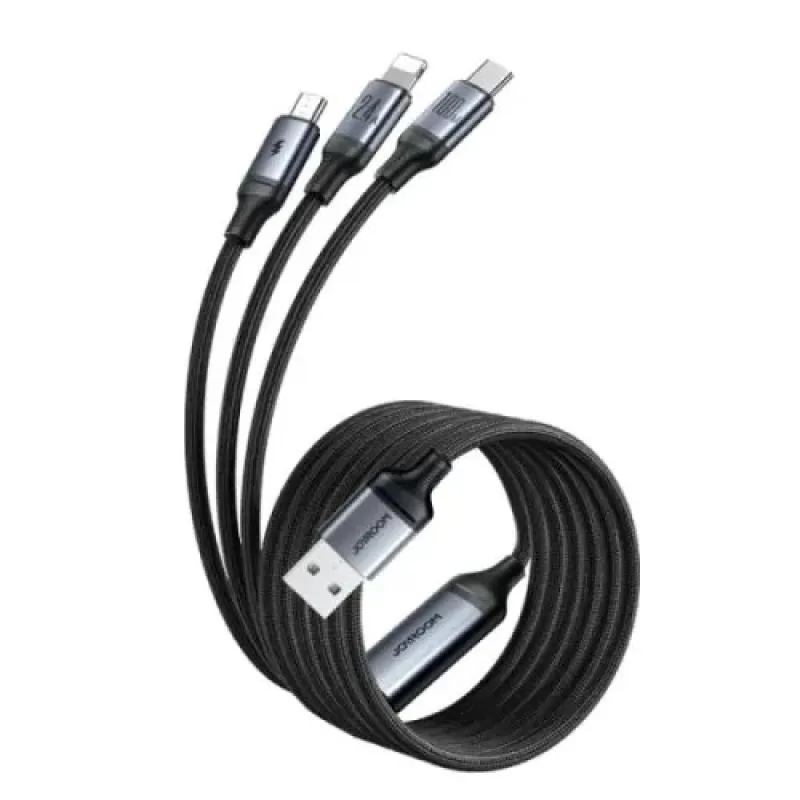 Joyroom A21 100W USB to 3-in-1 Fast Charging Cable