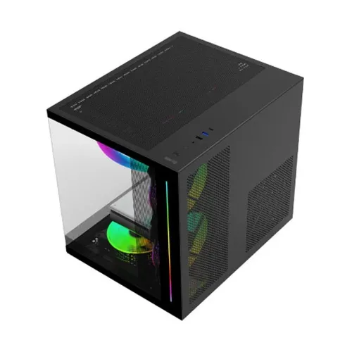 Value-Top V900 Micro-ATX Mini Tower Gaming Casing With Pre-installed Fans