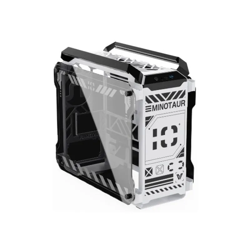 Value-Top Minotaur Mloong Series Open-Frame Gaming Case (White)