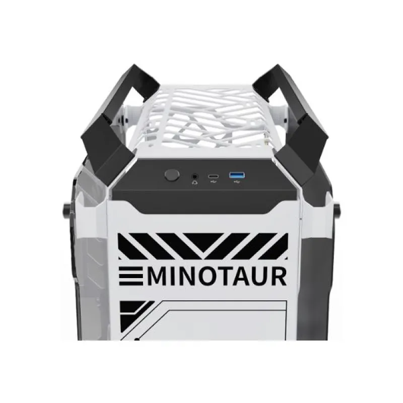 Value-Top Minotaur Mloong Series Open-Frame Gaming Case (White)