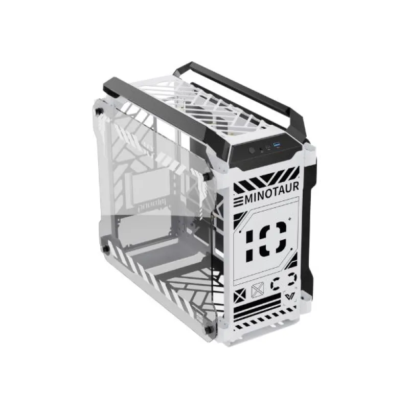 Value-Top Minotaur Mloong Series Open-Frame Gaming Case (White)