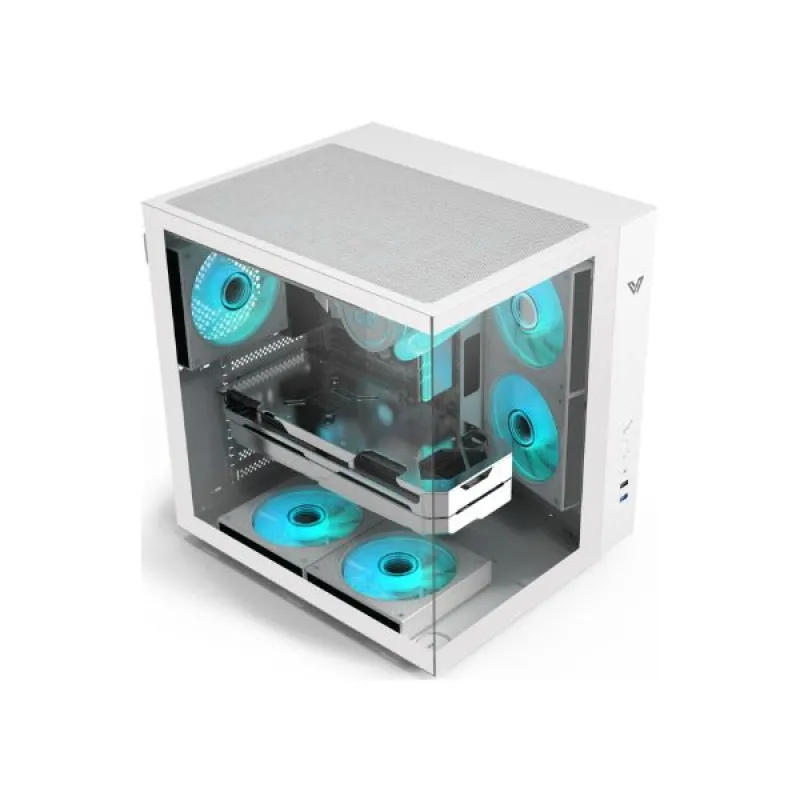Value top TYPHOON F5W Full view ATX Computer Case