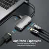 Vention TOAHB Multi-function USB-C 4-in-1 Docking Station