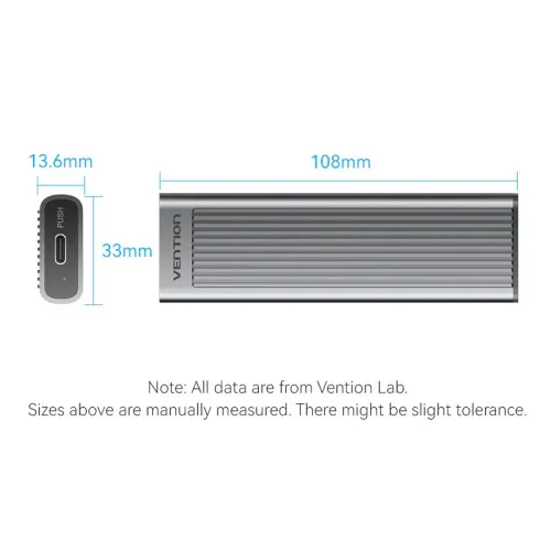 VENTION KPKH0 M.2 NVMe SSD Enclosure