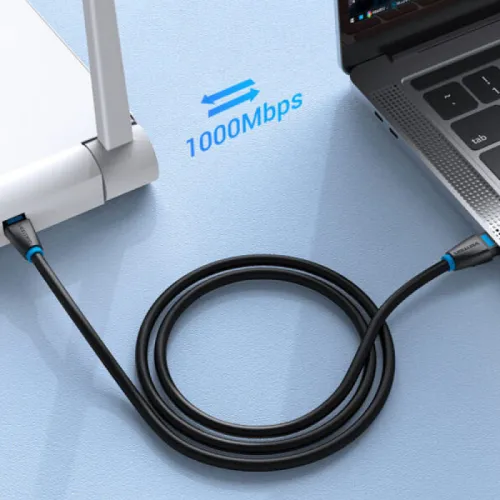 VENTION IBKBQ Cat.6 UTP Patch Cable 20M Black