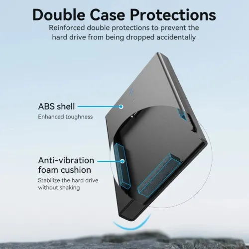 Vention KPAB0 2.5 Inch USB 3.0 SATA Hard Drive Enclosure