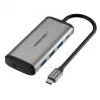 Vention CNBHB Type-C to HDMI to USB3.0 PD Converter Vention CNBHB Type-C to HDMI to USB3.0 PD Converter