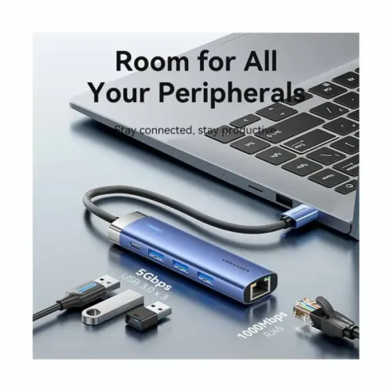 Vention TGFSB USB 3.0 5-in-1 Multifunctional Docking Station