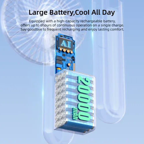 Vyvylabs D02 Handheld Foldable Clip Fan