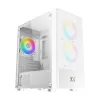 XIGMATEK Oreo Arctic Tempered Glass Mini Tower Gaming Casing
