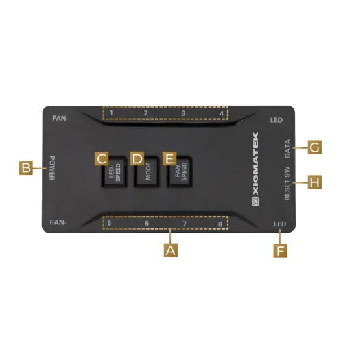 Xigmatek Starlink Ultra 3 In 1 ARGB Casing Fan